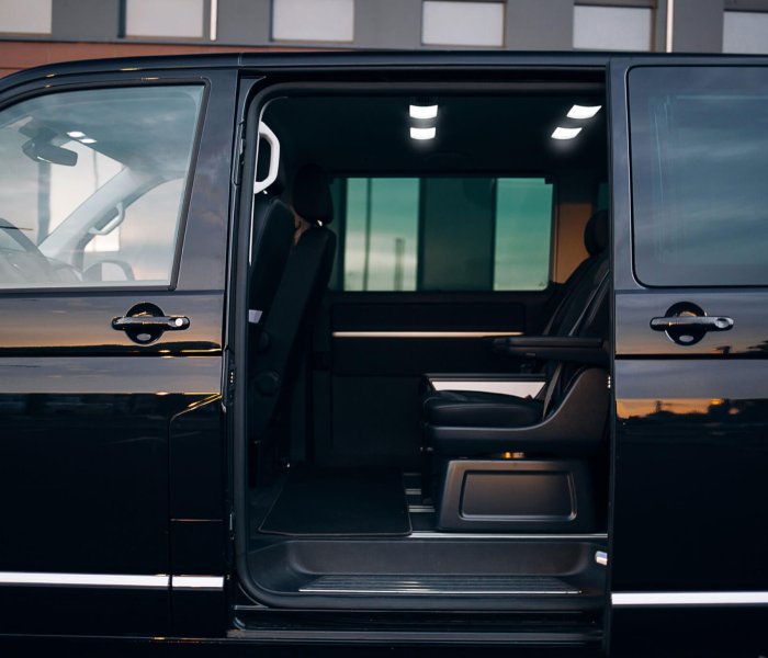 Transportation by vehicle (car, mini van, etc.)